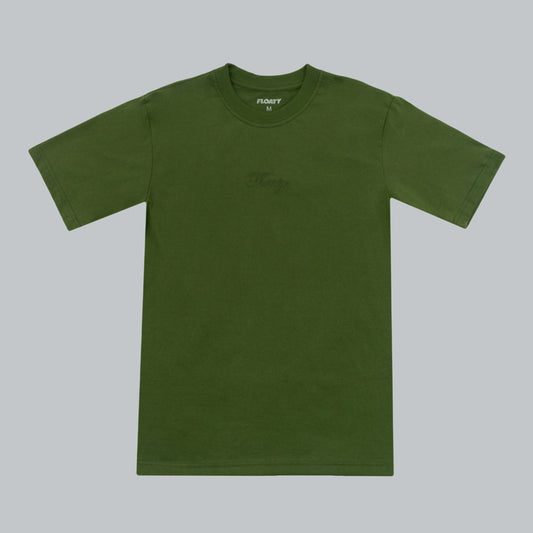 CAMISETA FLOATY BORDADA VERDE